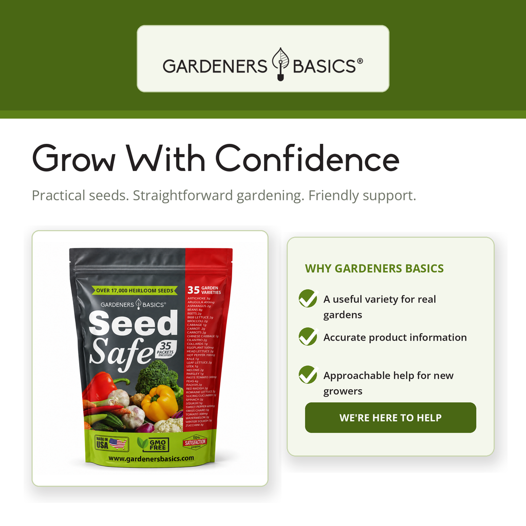 Seed Safe Beginner Garden Kit | 35 Varieties