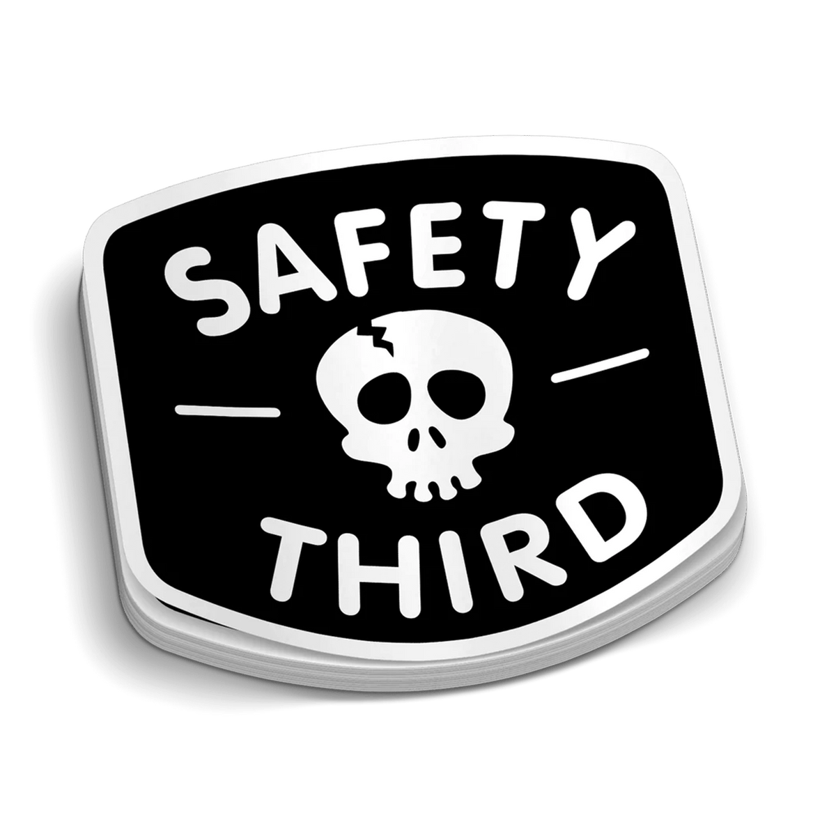 Safety Third Hard Hat Decal