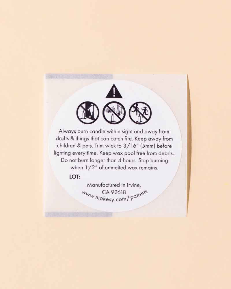 7oz icon private label candle