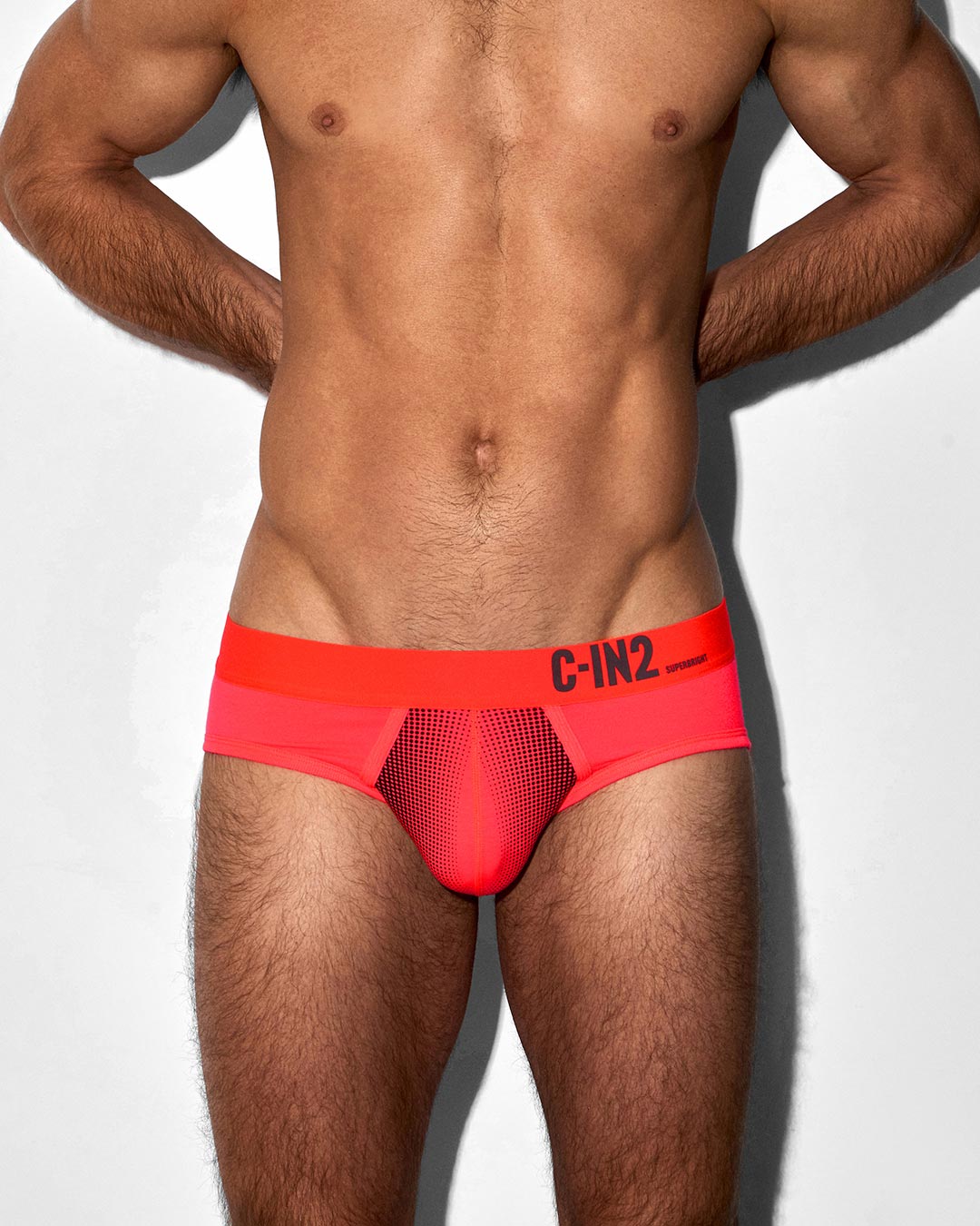 Super Bright Low Rise Brief Neon Red