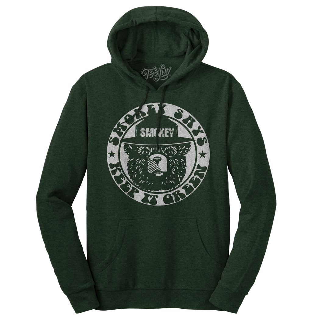 Smokey "Keep it Green" Pullover Hooded Sweatshirt - Green