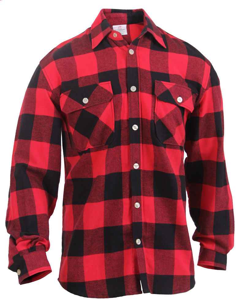 Rothco Red Lightweight Flannel Shirt