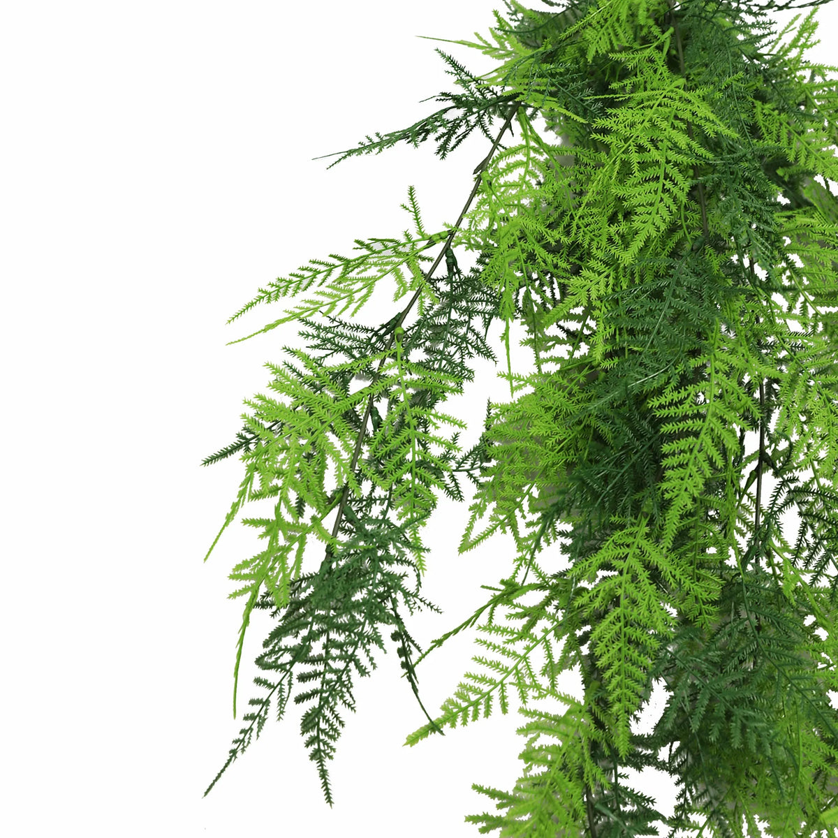 Lace Fern Garland Artificial Hanging Bush 5.9×30in – NFPA 701 Certified – UV Resistant