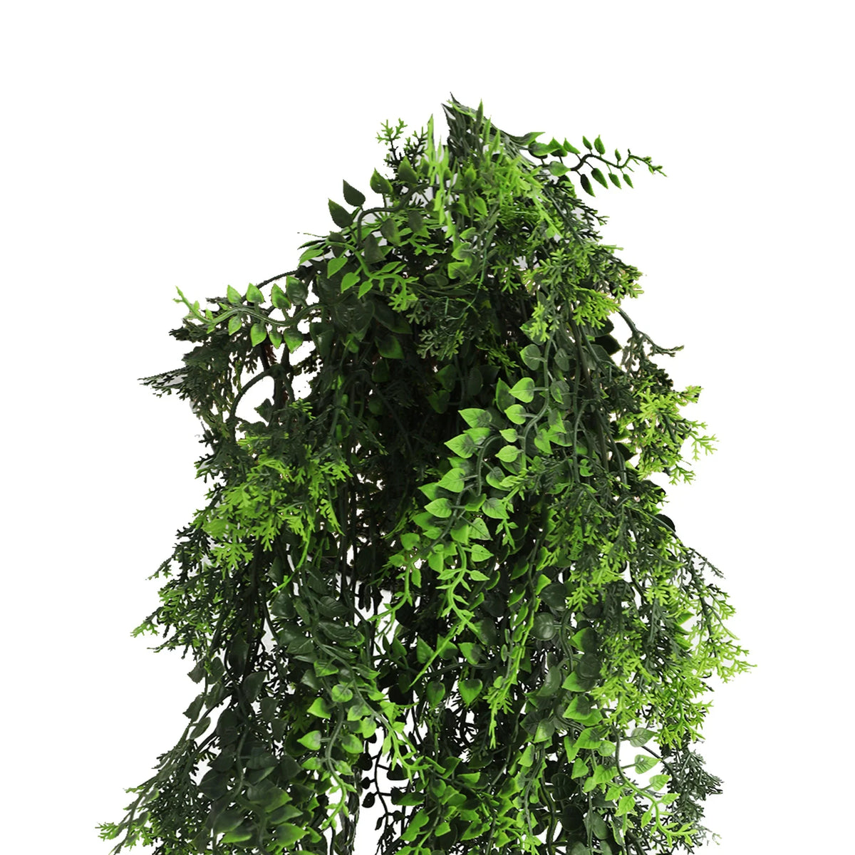 Mediterranean Fern Vine Artificial Hanging Plant 8.6×30in – NFPA 701 Certified – UV Resistant