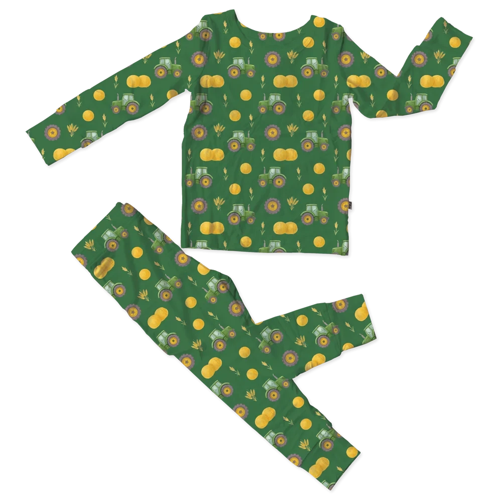 Braxton Tractors Bamboo 2-Piece Long Sleeve Set