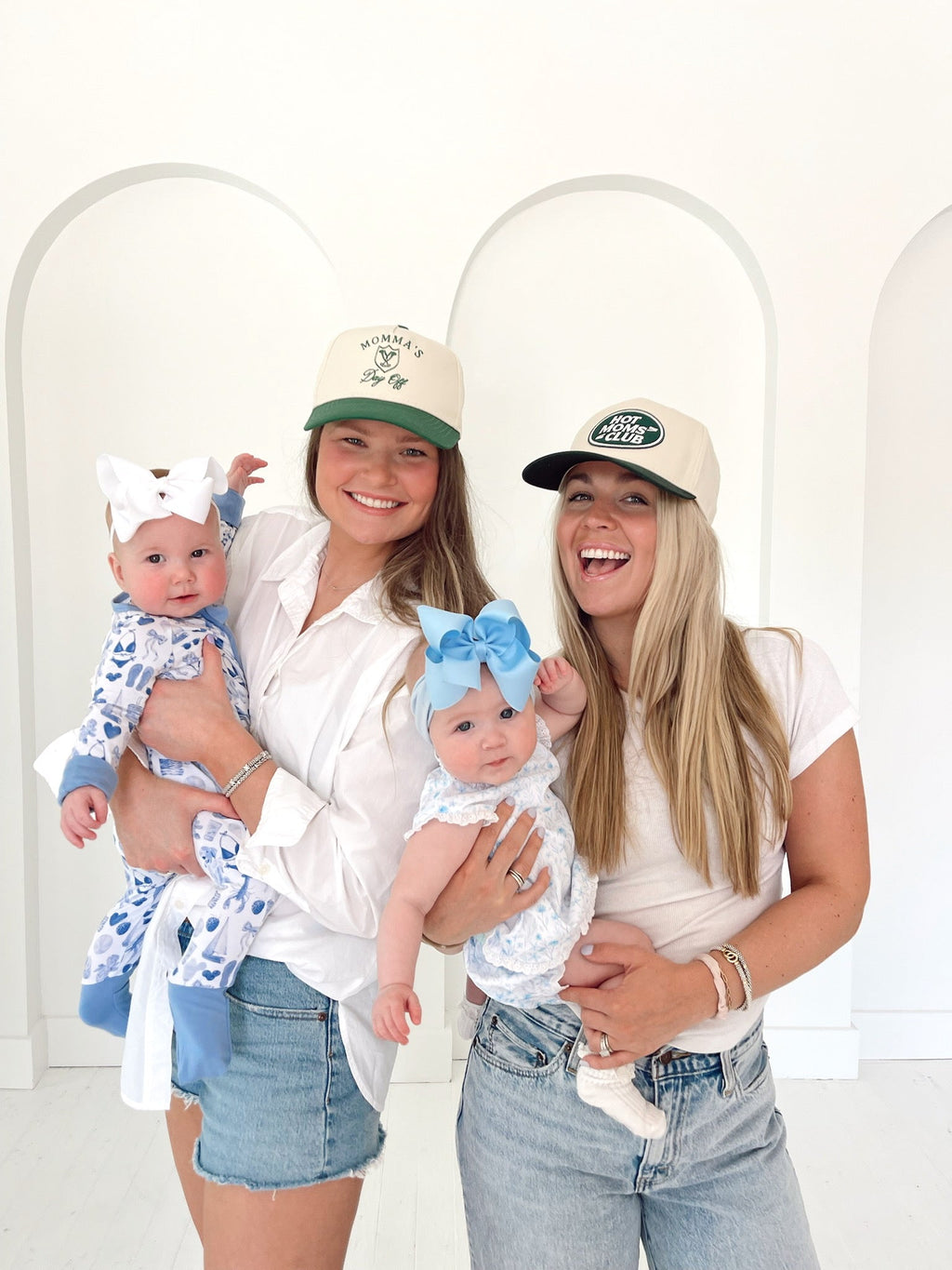 Hot Moms Club - Green Vintage Trucker Hat