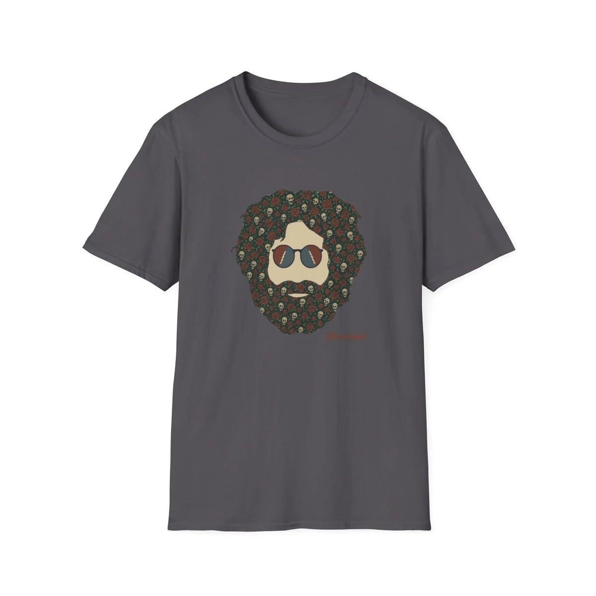 Skull & Roses Jerry Life is Dead T-Shirt