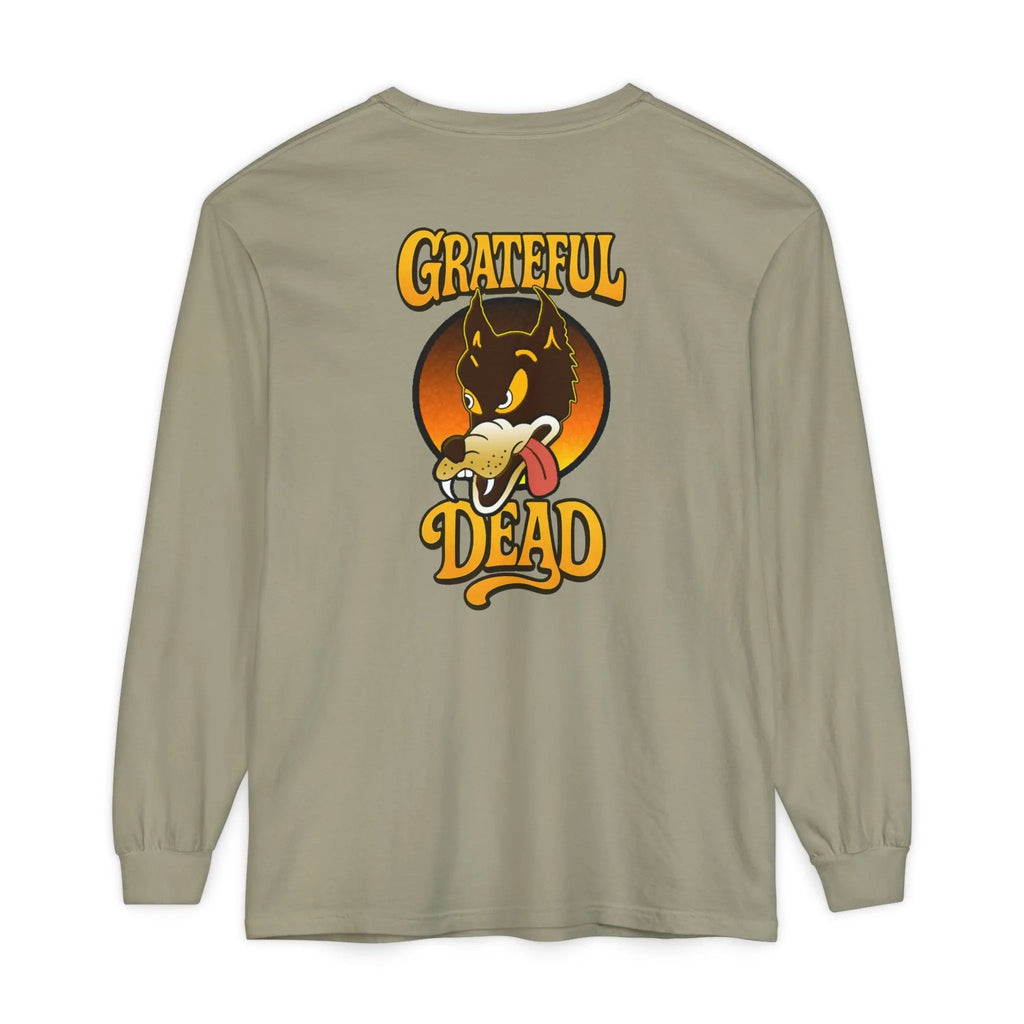 The Wolf Vineyard Collection Garment-Dyed Two-Sided Long Sleeve