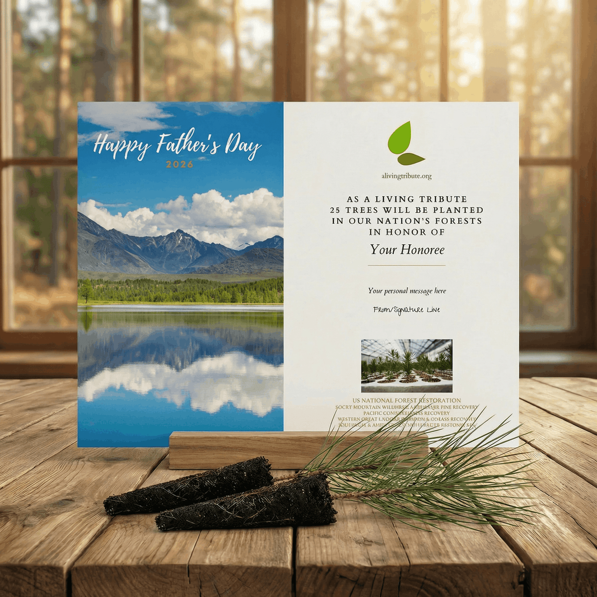 Plant-a-Tree Card for Father's Day