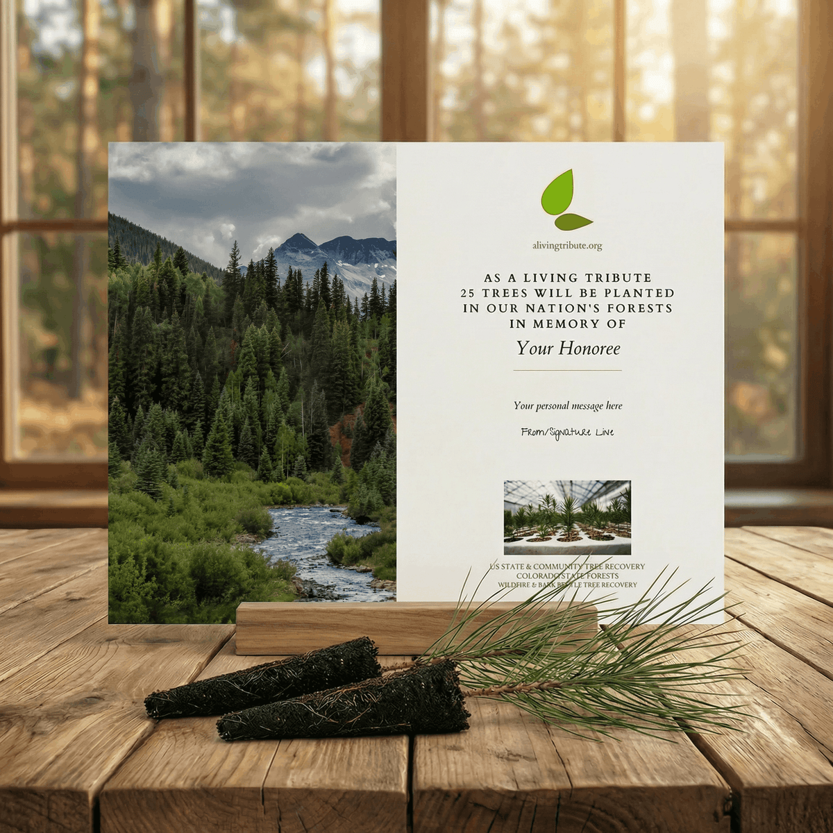 Plant a Tree for Someone & Restore a Community - A Living Tribute
