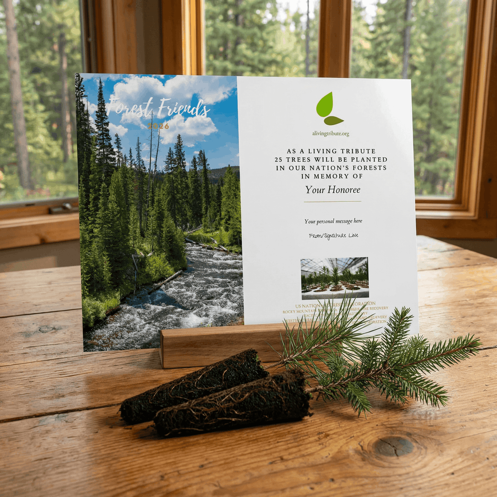 Plant a Tree For Someone in a National Forest - A Living Tribute