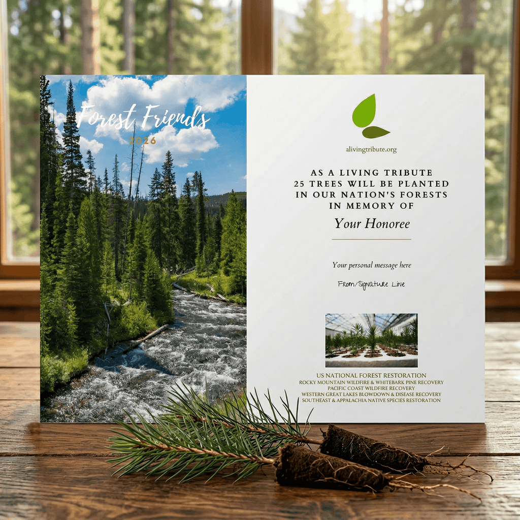 Plant a Tree For Someone in a National Forest - A Living Tribute