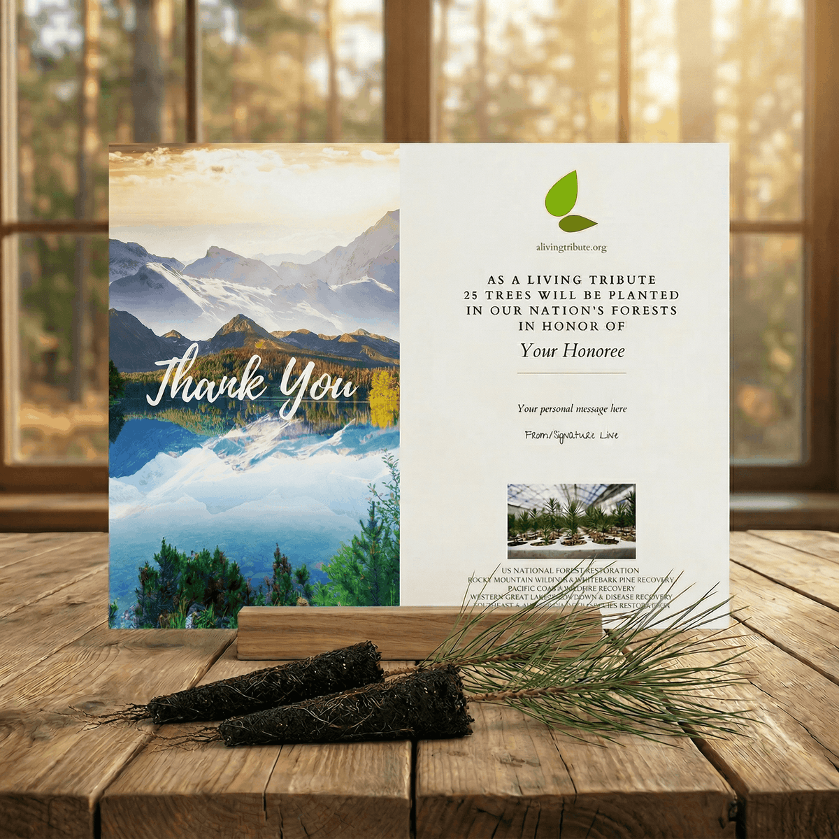 Plant-a-Tree Thank You Card