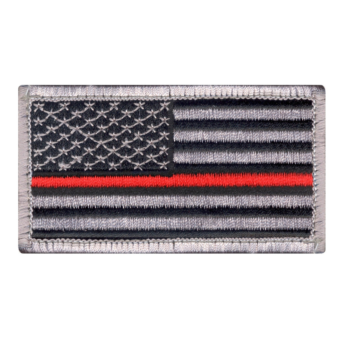 Rothco Thin Red Line US Flag Patch - Hook Back