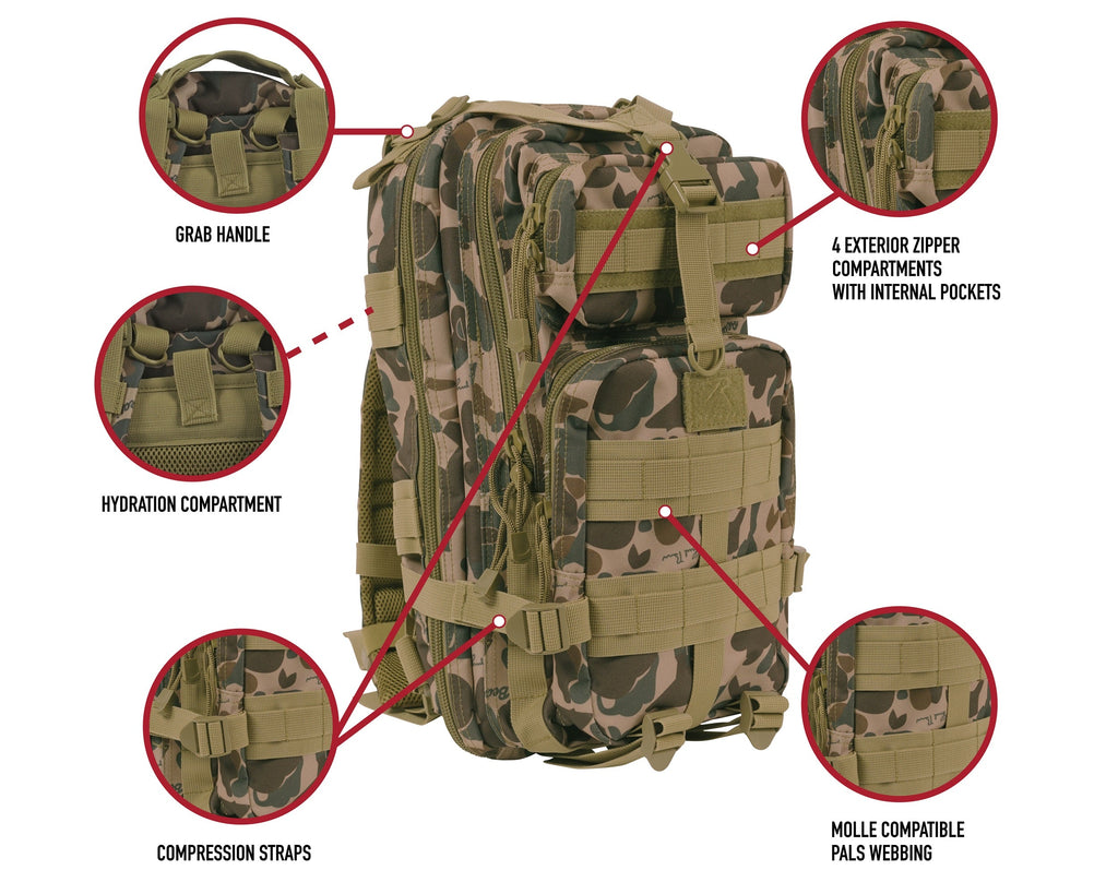 CLEARANCE - Rothco X Bear Archery Fred Bear Camo Transport Pack - Medium