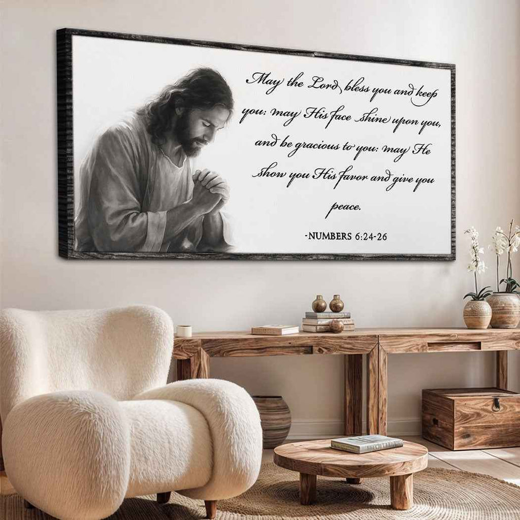 Numbers 6:24-26 - May The Lord Bless You Faith Sign IV