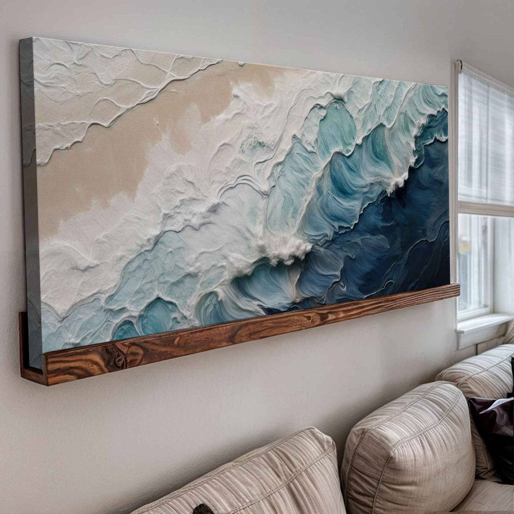 Crashing Coastal Waves Wall Art