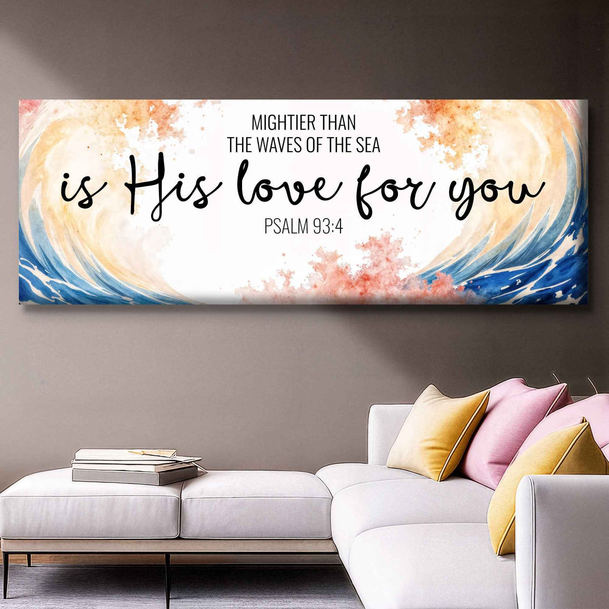 Mightier Than the Waves of the Sea Psalm 93:4 Faith Sign III