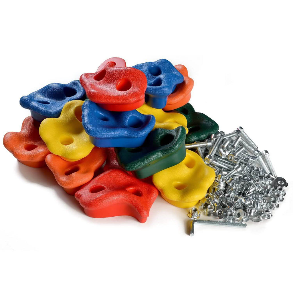 20-Piece: Climbing Wall Holds Indoor Outdoor Playground Set