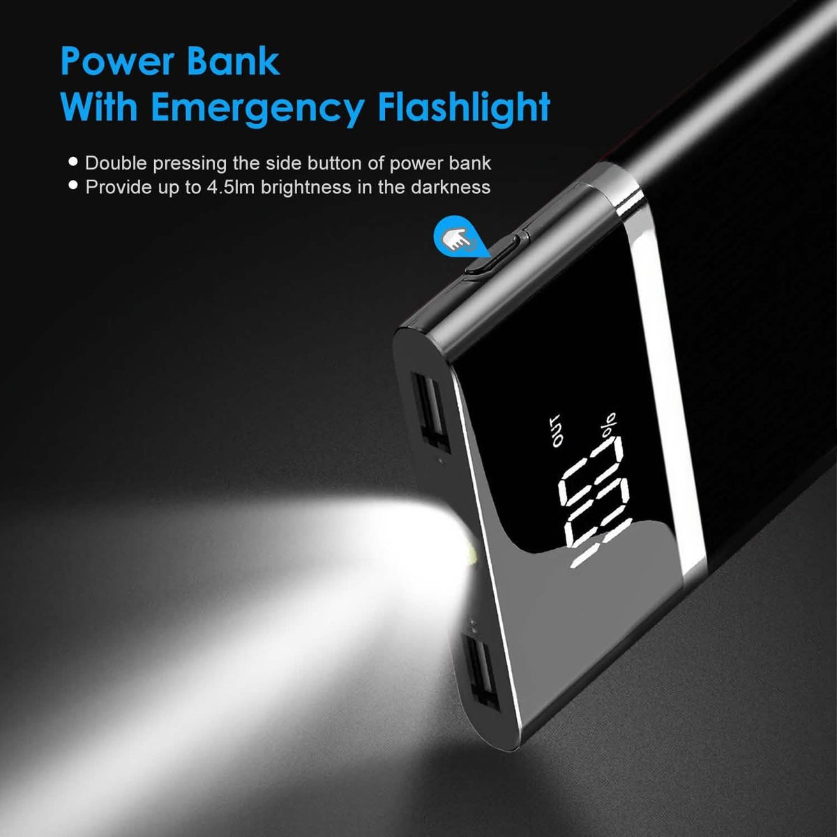 20800mAh Power Bank 76.96W External Battery Pack