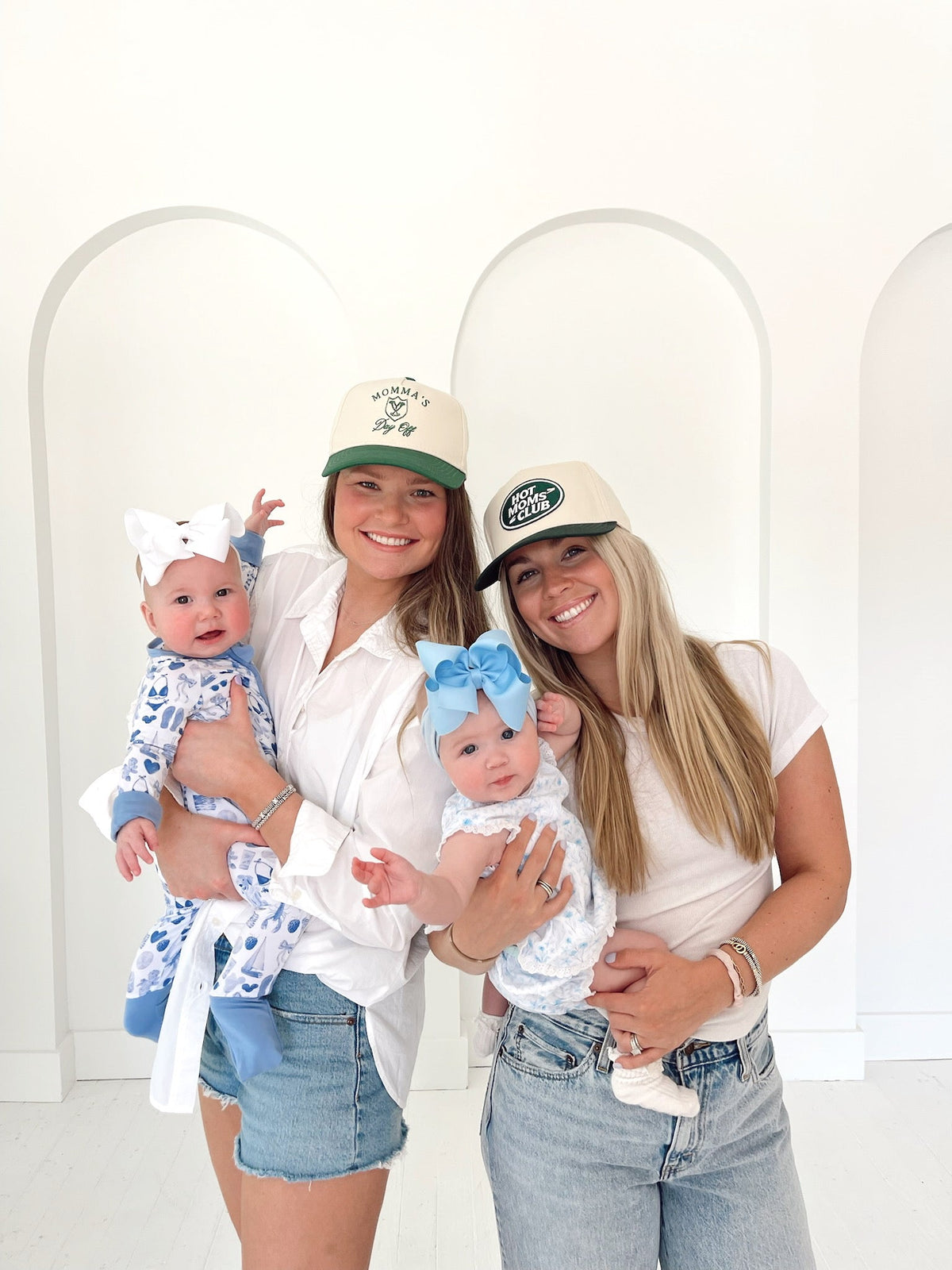 Hot Moms Club - Green Vintage Trucker Hat