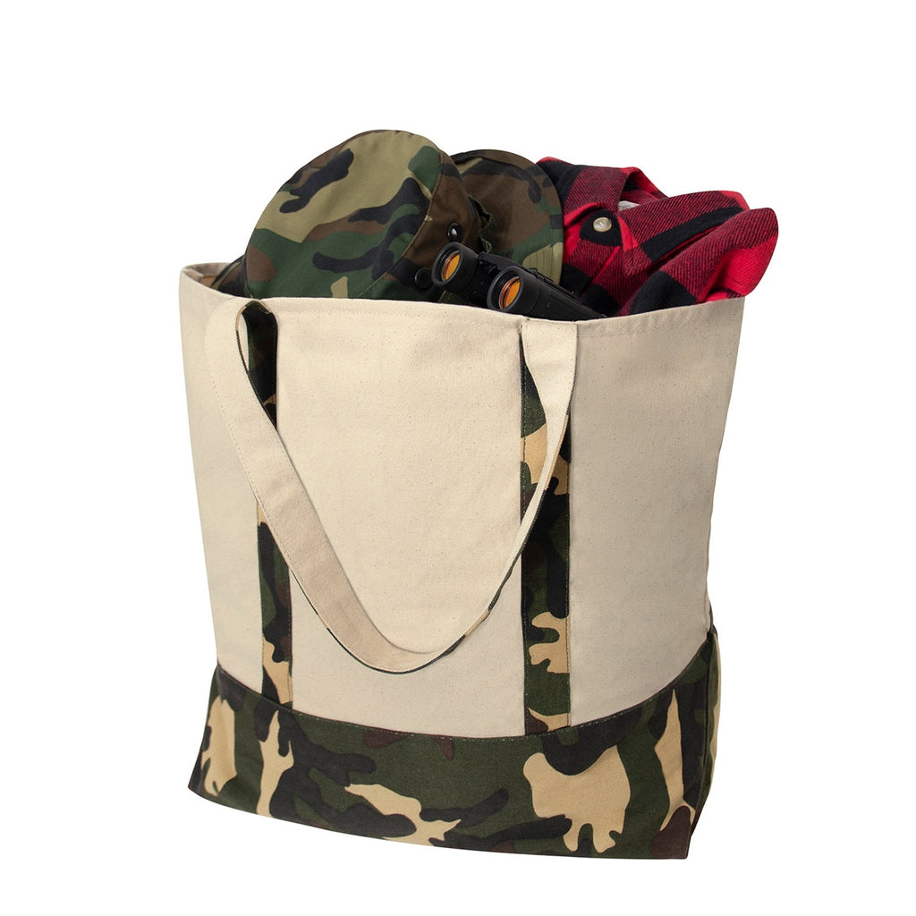 Rothco Large Camo Canvas Tote Bag