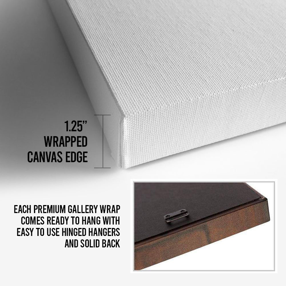 Bee On Sunflower Canvas Wall Art