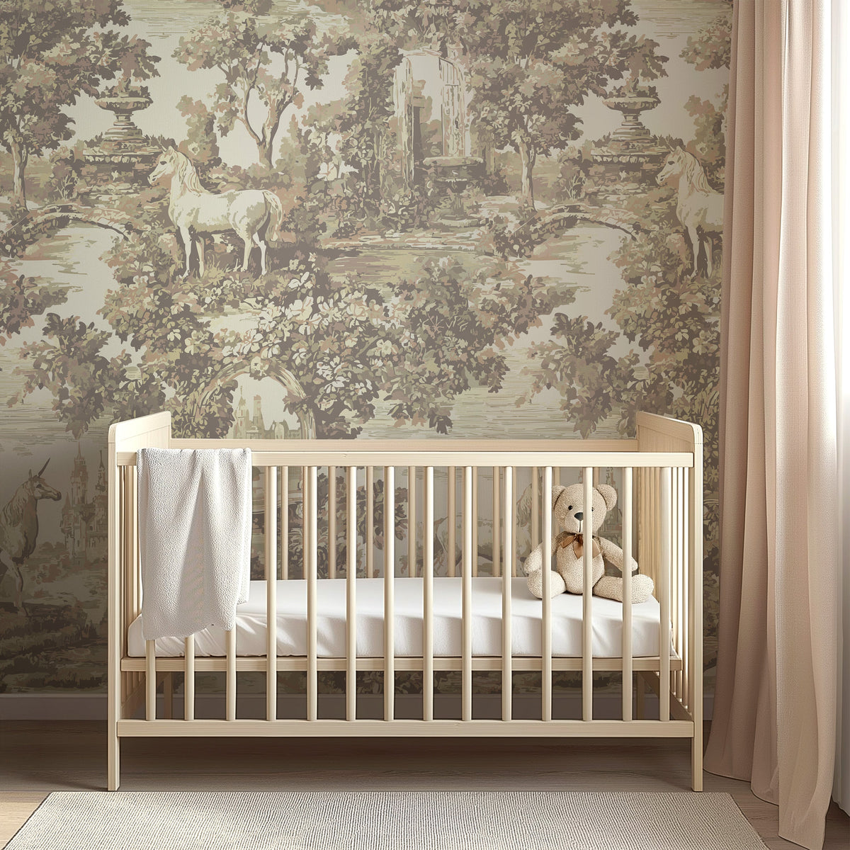 Attlyn Wallpaper by Hosta Pasta Patterns