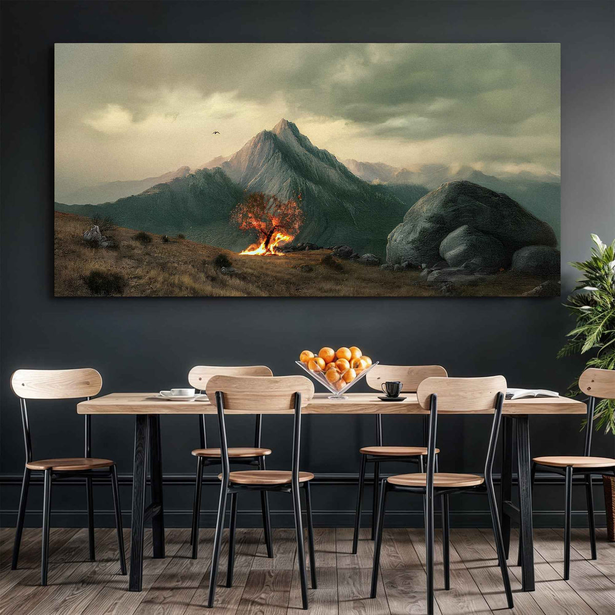 Burning Bush - Faith Wall Art IV