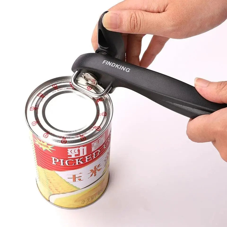 2PCS Durable Cans Opener Kitchen Tools Professional handheld Manual Stainless Steel Can Opener Side Cut Manual Jar opener