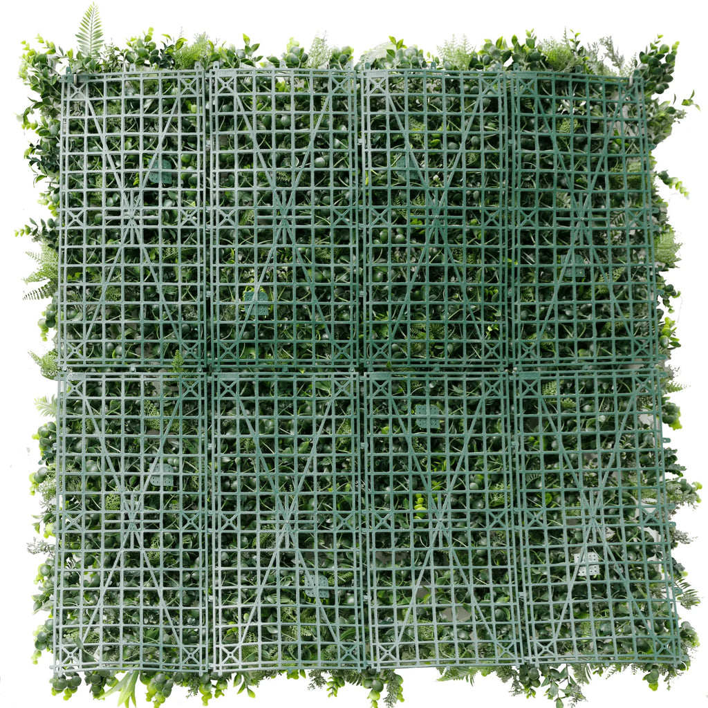 Natural Boxwood Artificial Vertical Garden Green Wall Panel 40×40in 11 SQ FT – UV Resistant – Commercial Grade