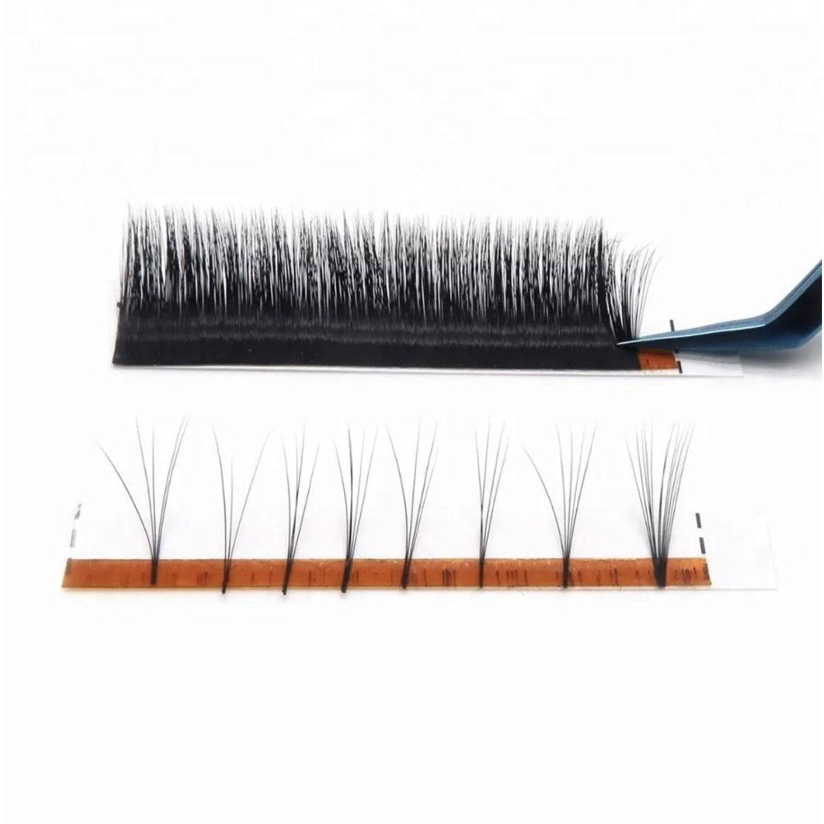 VIP Quick Fan Lash Extensions 0.07 mm D Curl | 12-Line Tray