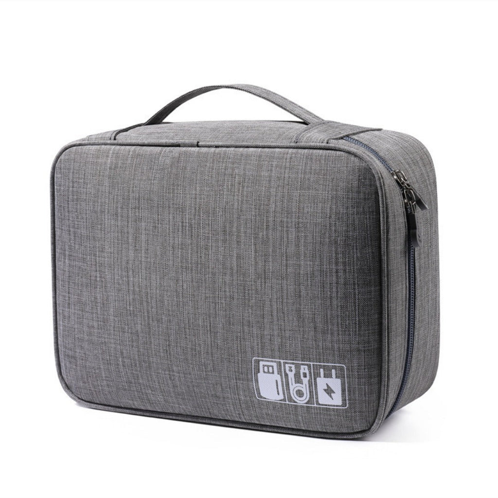 Data cable storage bag, large-capacity grid charger storage bag, mobile hard disk, earphone bag, travel portable waterproof digital bag.