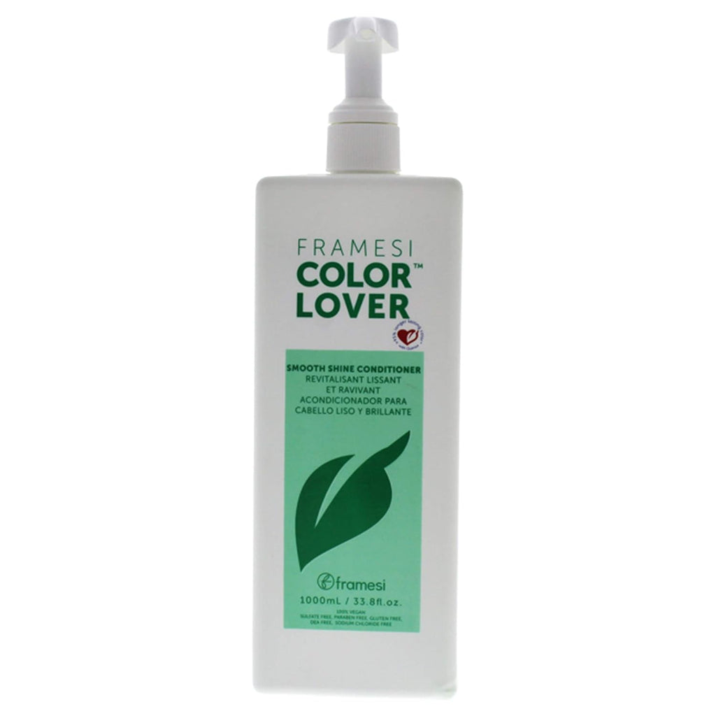 Framesi Color Lover Smooth Shine Conditioner, Sulfate Free, Color Treated Hair