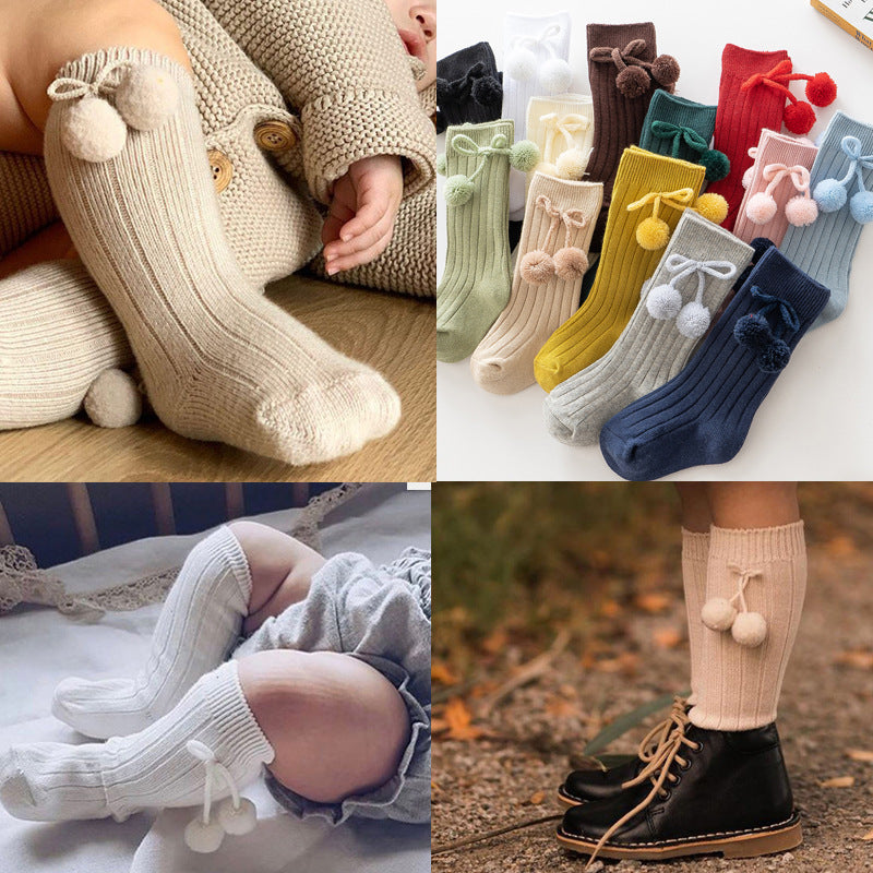 Autumn and Winter Baby Socks For Boys and Girls Baby Cotton Warm Socks In Elegant Christmas Design for Baby Kids