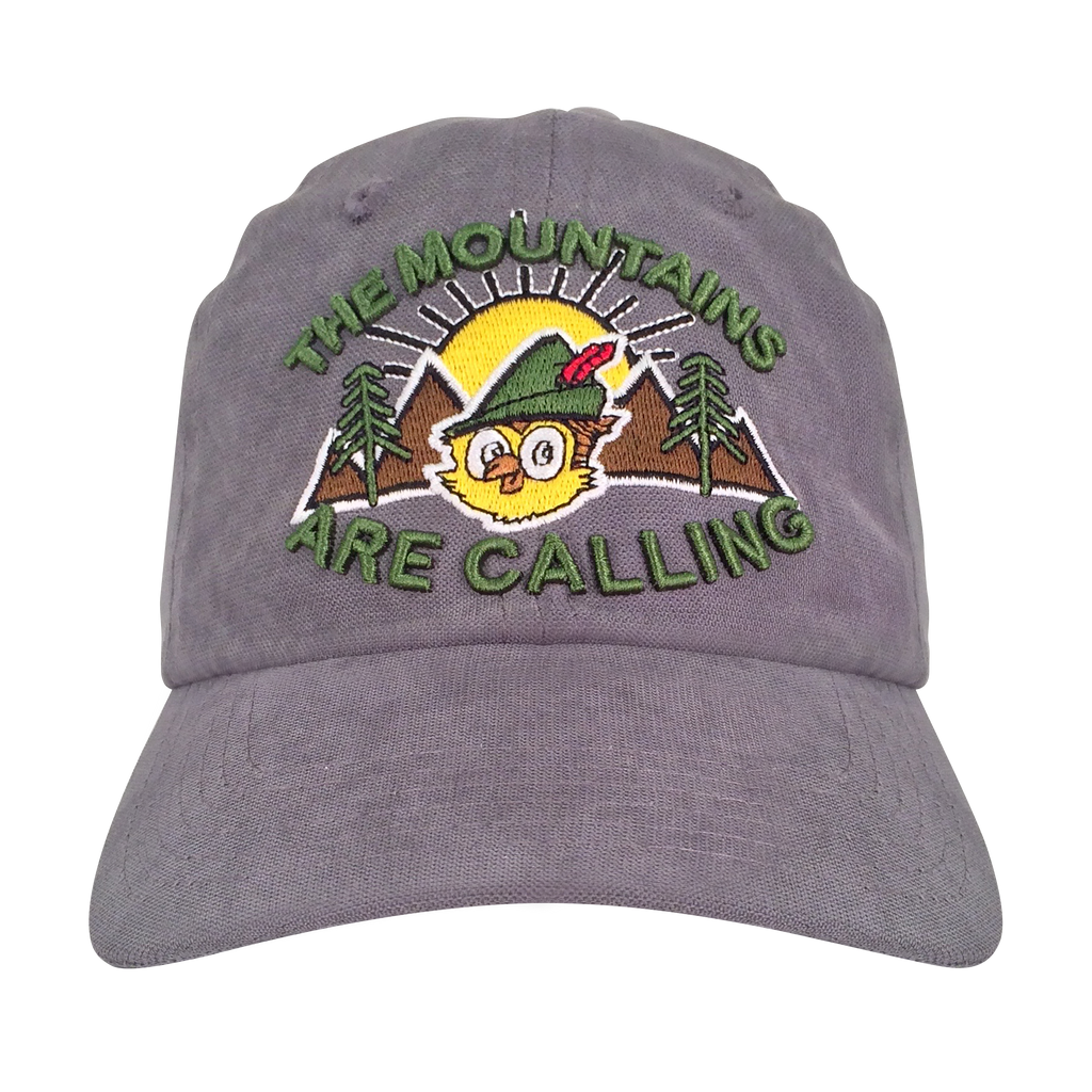 Woodsy Owl The Mountains are Calling Hat - Grey