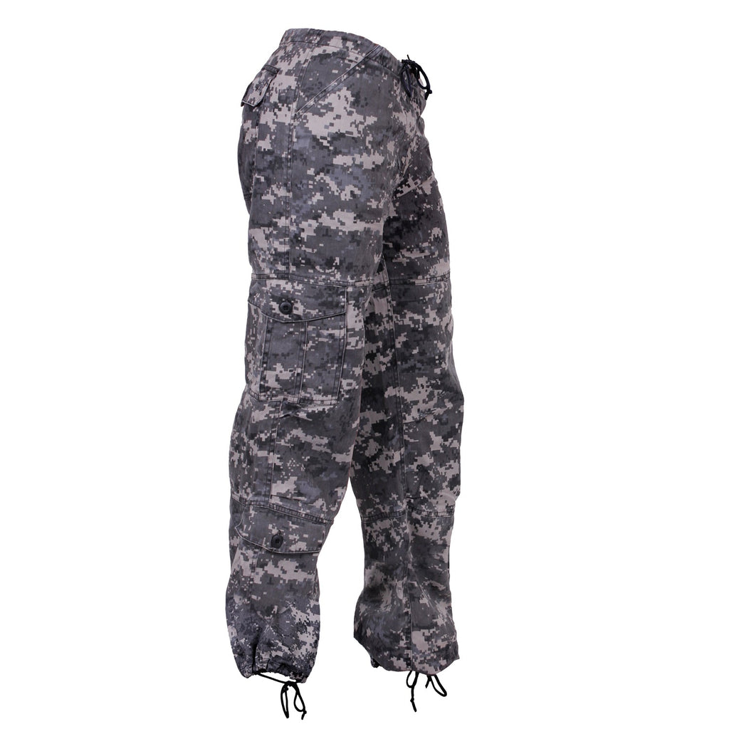 Women's Camo Vintage Paratrooper Fatigue Pants