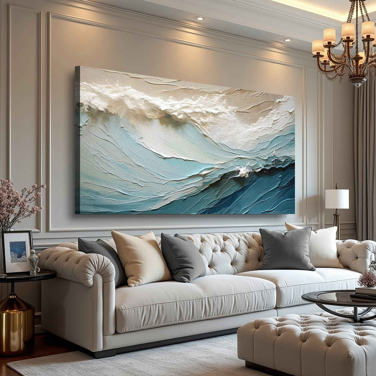 Beige Minimalist Wall Art