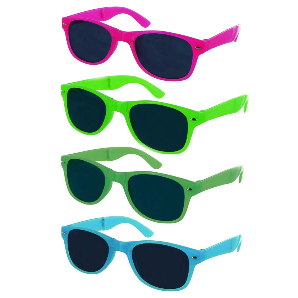 4-Pack: Sizzle Shades Kids' Foldable Sunglasses