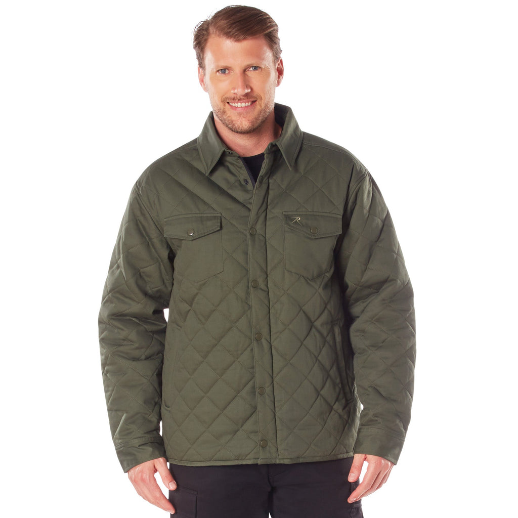 Rothco Diamond Quilted Cotton Insulated Jacket