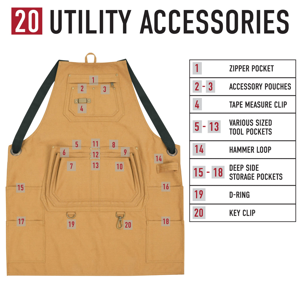 Rothco Canvas Full Work Apron