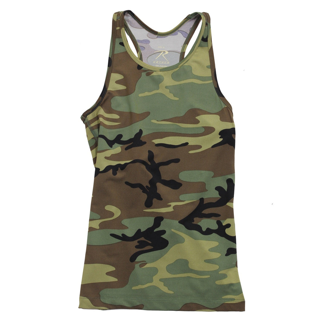 Rothco Womens Camo Workout Performance Tank Top