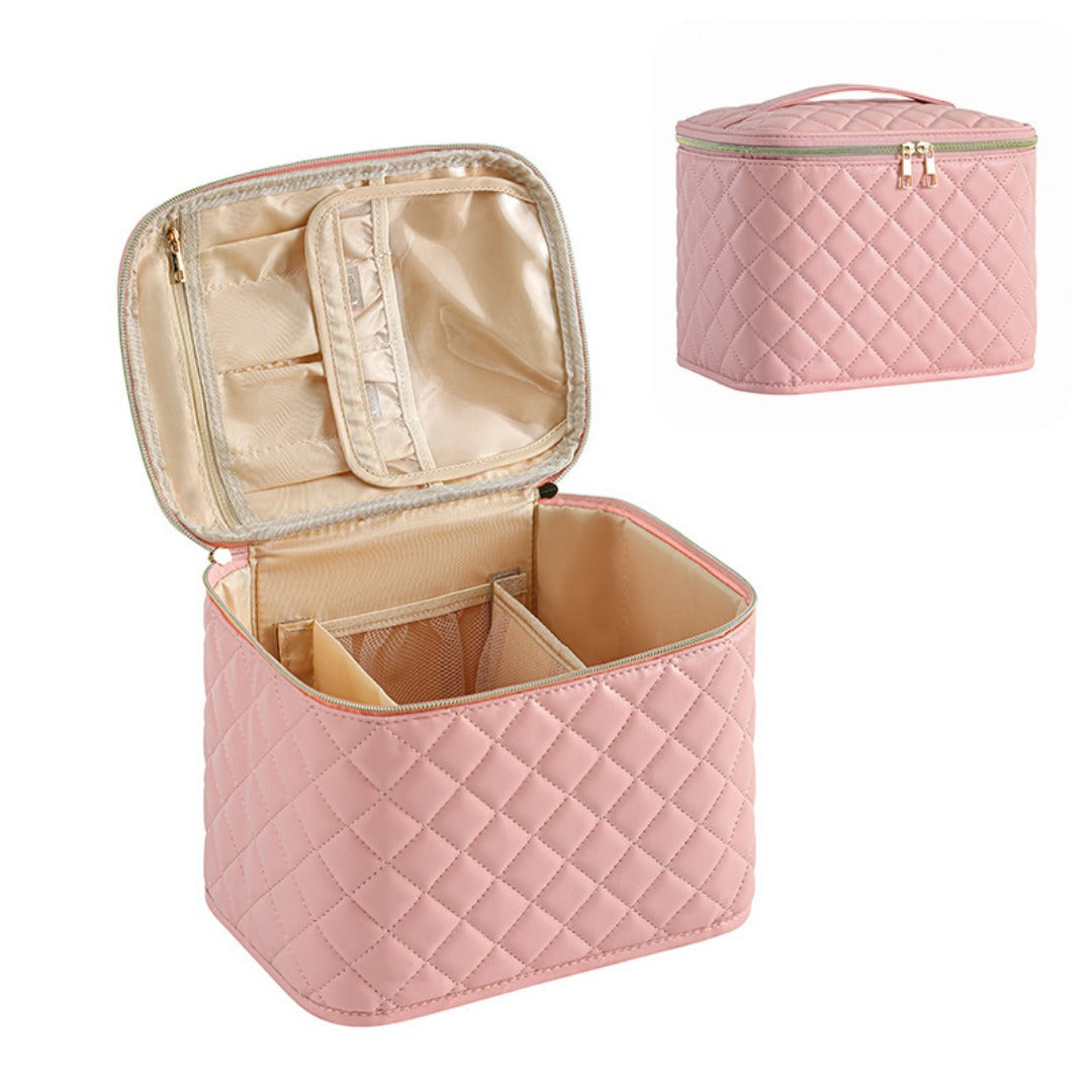 Cosmetic bag large capacity, travel portable cosmetic bag, waterproof multi-functional partition storage bag, large makeup bag,Travel makeup bag,Makeup bag organizers,