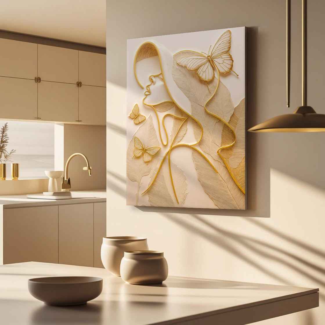 Minimalist Woman Line Wall Art