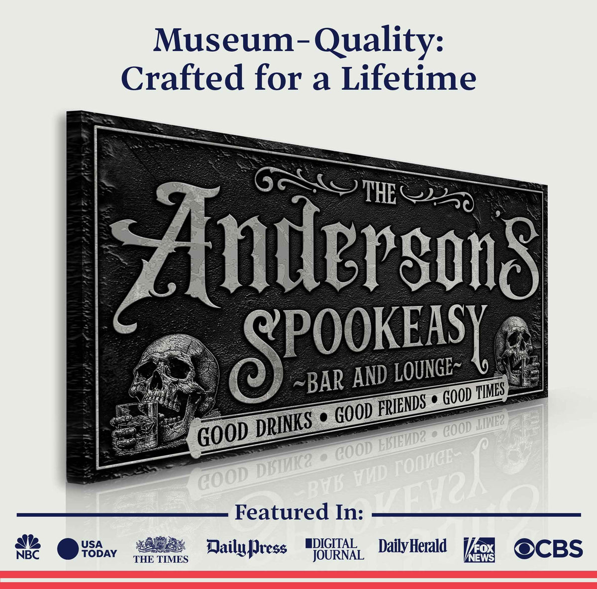 Personalized Spookeasy Bar Sign II