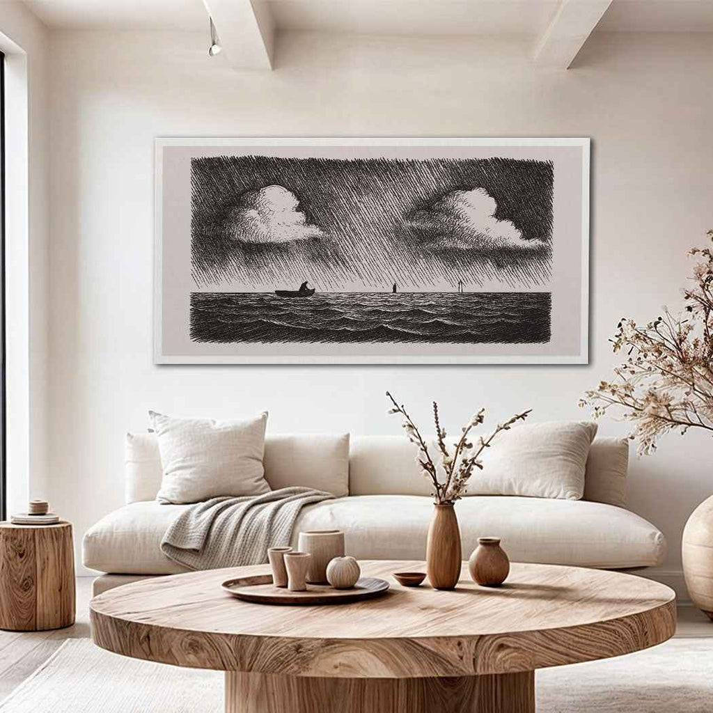 Jesus Walking On Water Faith Wall Art III