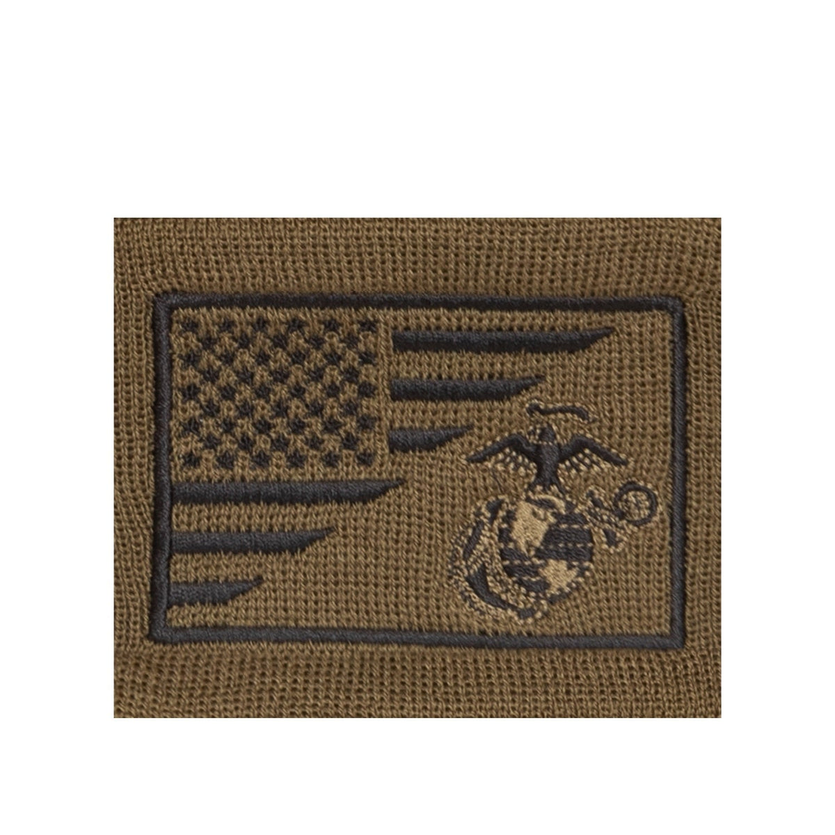 Rothco USMC Eagle, Globe and Anchor / US Flag Deluxe Fine Knit Watch Cap