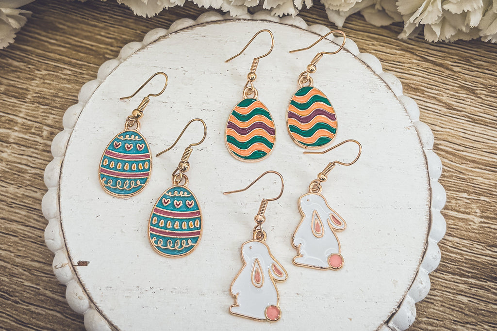 Adorable Easter Earring Set - Set of 3
