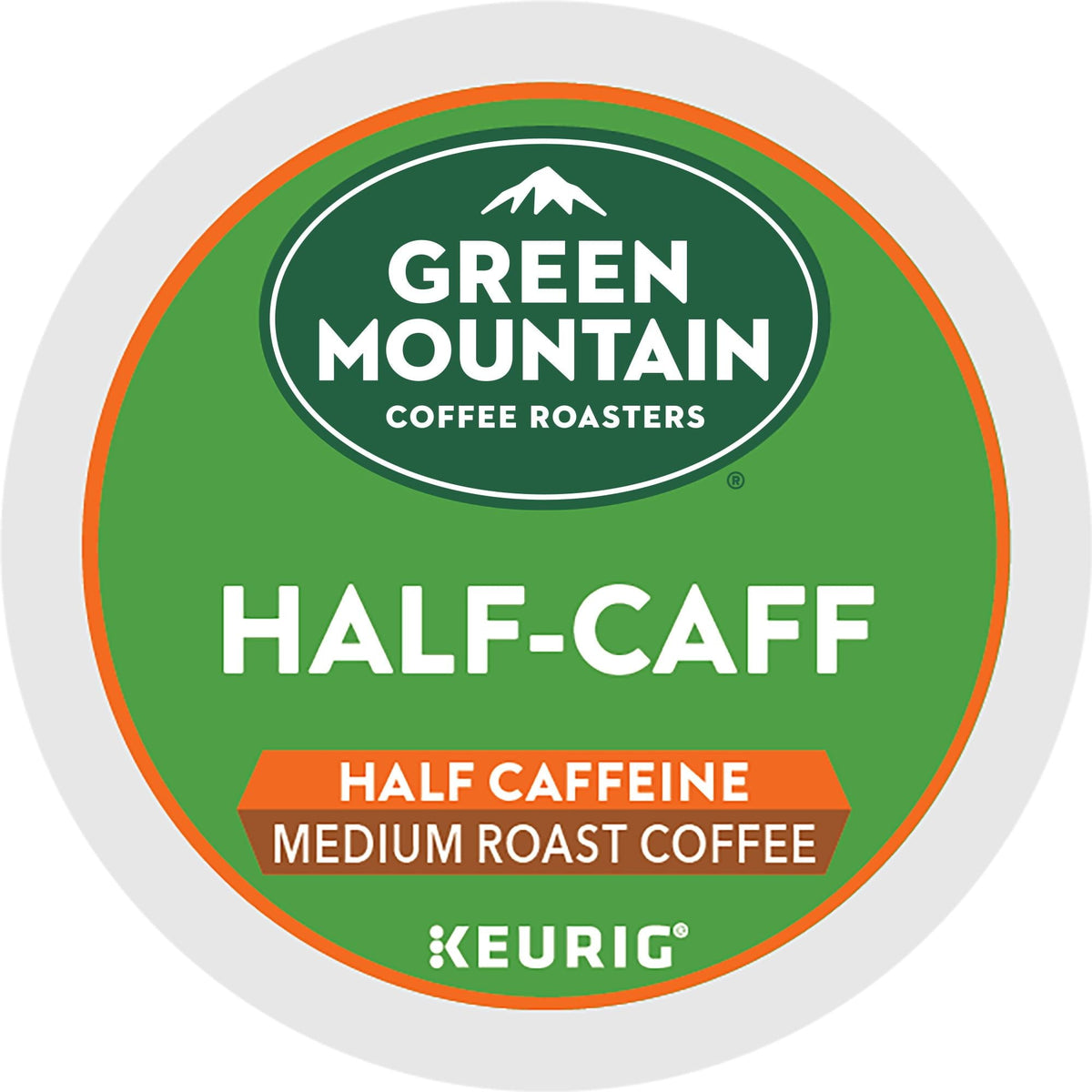 Green Mountain Coffee Roasters Half Caff Coffee, Keurig Single-Serve K-Cup pods, Medium Roast, 24 Count