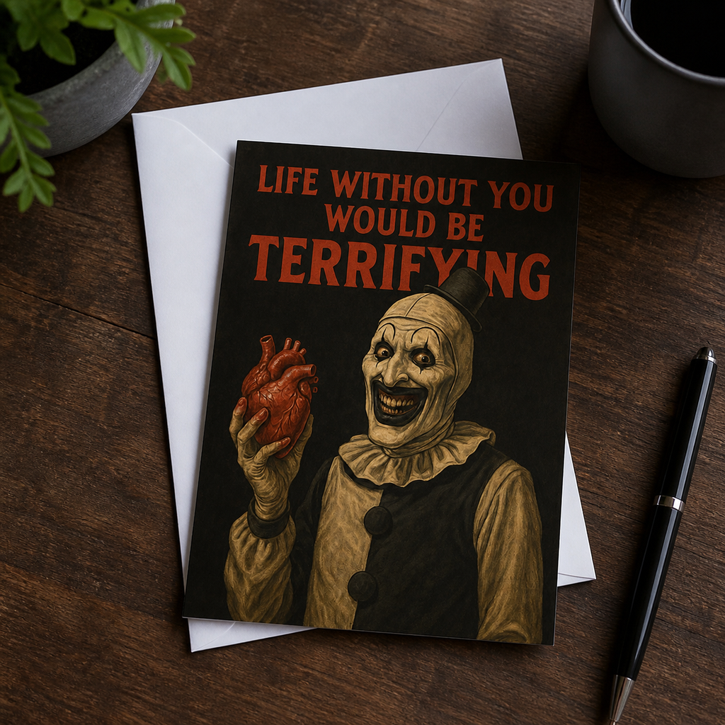 Life Without You would Be Terrifying Greeting Card